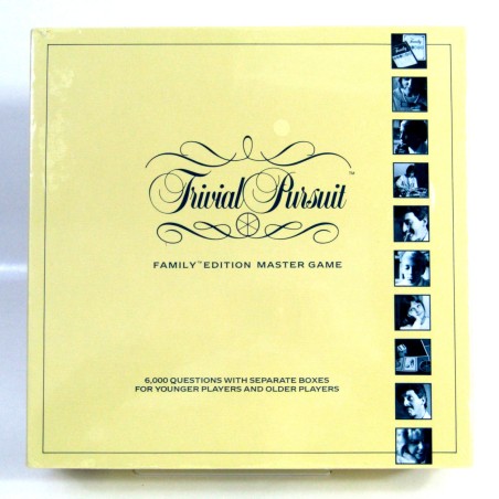 Trivial Pursuit Family Edition Master Game. Factory Sealed. 1988 Trivial Pursuit Family Edition Master Game. Factory Sealed. 1988