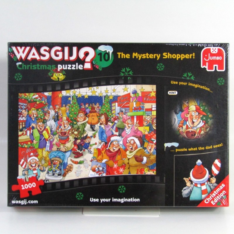 Wasgij 10 The Mystery Shopper! Christmas Edition. 1000 Pieces. Factory Sealed. 2020