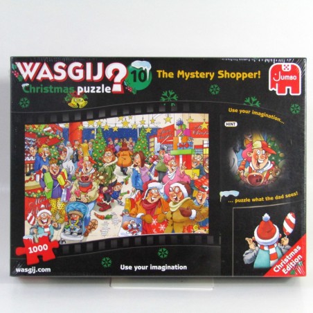 Wasgij 10 The Mystery Shopper! Christmas Edition. 1000 Pieces. Factory Sealed. 2020